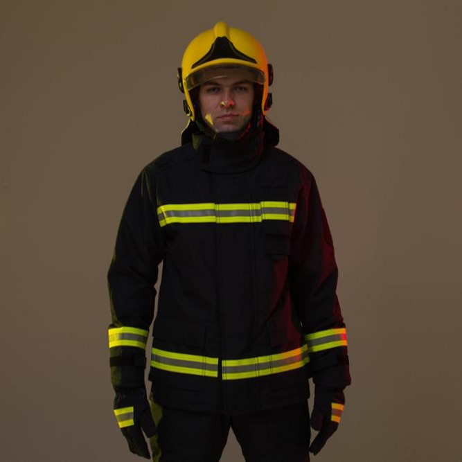 4 layers flame resistant fire fire fighting suit/fire suit
